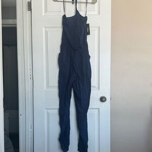 Lulu's Deep Blue Jumpsuit